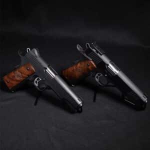 Kimber Custom Pair 25th Anniversary Gold Match Set 45 ACP 5″ Firearms