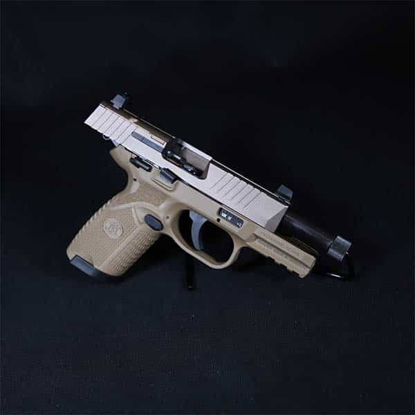 FNH 502 Tactical FDE 22 LR 4.6″ Firearms
