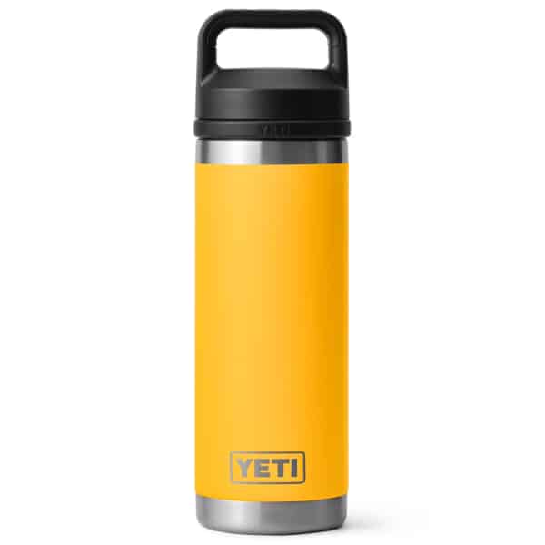 YETI Rambler 18oz Reusable Water Bottle with Chug Cap – Alpine Yellow Hiking Gear