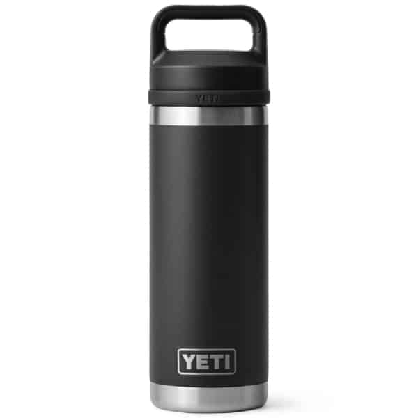 YETI Rambler 18oz Reusable Water Bottle with Chug Cap – Black Hiking Gear