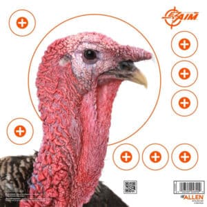 Allen EZ Aim Four Color Turkey Patterning Paper Target, 12″ Square 6-Pack Firearm Accessories