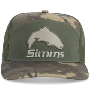 Simms 7-Panel Trucker Cap – Olive Caps & Hats