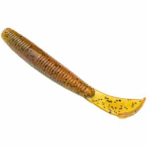 Strike King Rage Tail Ned Cut-R Worm Fishing Lure - Dirt