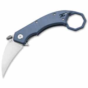 Boker Plus HEL Karambit Blue/Grey Folding Pocket Knife Folding Knives