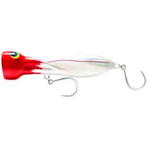 Nomad Tackle Chug Norris 120 Popper Fishing Lure - Fireball Red Head