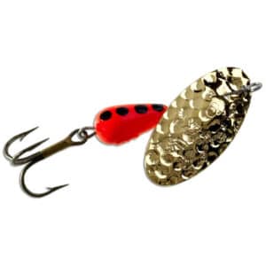 Panther Martin Hammered Spinner 1/4oz – Gold Fishing