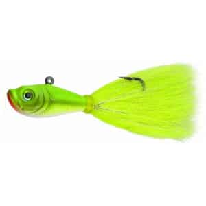SPRO Bucktail Jig Lure, 1oz – Crazy Chartreuse Fishing
