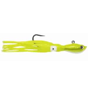 SPRO Squidtail Jig Lure, 1oz – Crazy Chartreuse Fishing