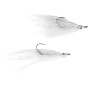 SPRO Bucktail Teaser Jig Lure, 2/0 – White Fishing