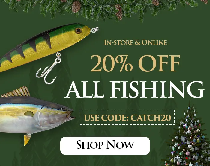 20% Off All Fishing