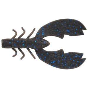 Berkley PowerBait MaxScent Chigger Craw 4″ – Black/Blue Fleck Fishing