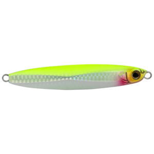 Shimano CURRENT SNIPER Jig Lure, 3.5″ – Chartreuse Silver Fishing