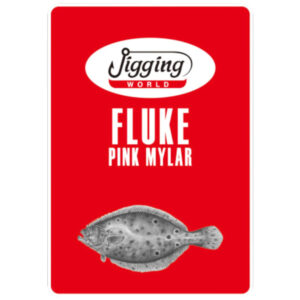 Jigging World Fluke Rig with Pink Mylar Flash Fishing