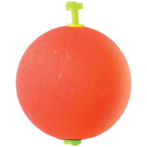 Eagle Claw Weighted Foam Round Snap-On Floats, 2″ – Red Fishing