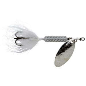 Yakima Bait Original Rooster Tail Treble Fishing Lure, 1/16oz – White Fishing