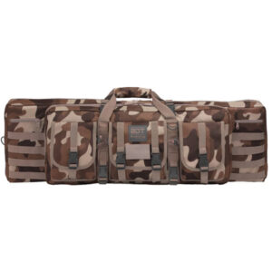 Bulldog Cases and Vaults Deluxe Single Tactical Rifle Case, 36" - Throwback Camo