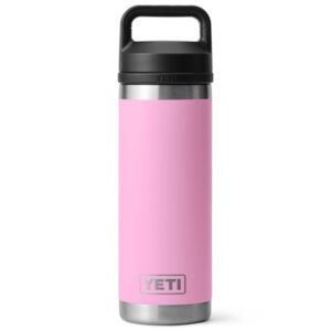YETI Rambler Insulated Water Bottle with Chug Cap, 18oz - Power Pink