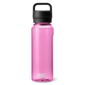 YETI Yonder Plastic Water Bottle with Yonder Chug Cap, 1L/34oz - Power Pink