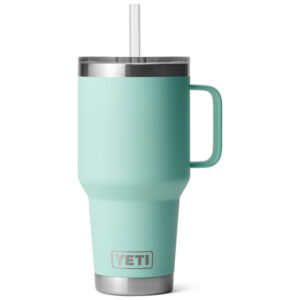 YETI Rambler Straw Tumbler Mug with Lid, 35oz - Seafoam