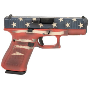 Glock G19 GEN 5 9mm 4.02" American Flag w/Don't Tread On Me Holster