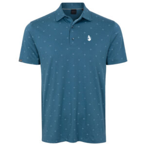 Preserve Dunning Dunbar Jersey Performance Polo Shirt - London Blue