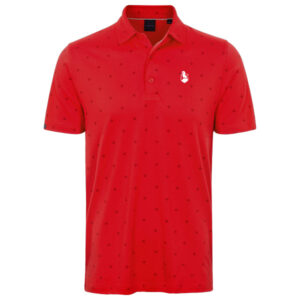 Preserve Dunning Dunbar Jersey Performance Polo Shirt - Rhubarb