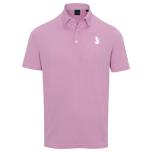 Preserve Dunning Player Pique Performance Polo Shirt - Mauve