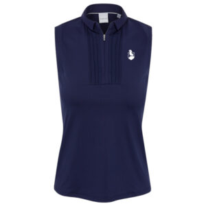 Preserve Dunning Freya Jersey Performance Sleeveless Polo Shirt - Night Sky