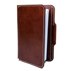 Kingfisher Leatherworks EXECUTIVE NOTEBOOK BROWN