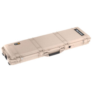 Pelican 1750 Rifle/Gun Protector Long Case - Desert Tan (Closed)