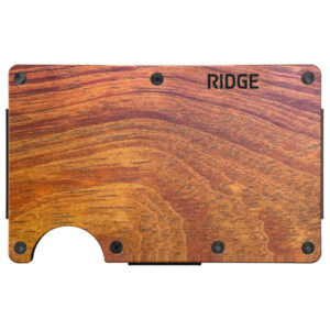 Ridge Wallet - Mopane Wood