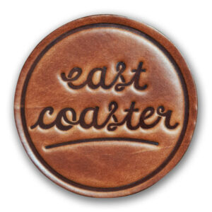 Sugarhouse Leather East Coaster Leather Coaster