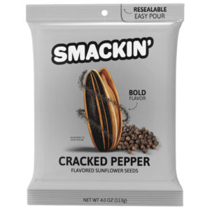 Smackin' Cracked Pepper Sunflower Seeds, 4oz