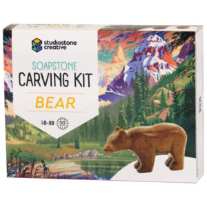 Studiostone Creative Bear Soapstone Carving Kit