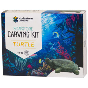 Studiostone Creative Turtle Soapstone Carving Kit