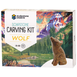 Studiostone Creative Wolf Soapstone Carving Kit