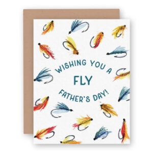 Watercolor Wednesday Fly Fishing Father's Day Card