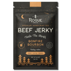 Rogue Jerky Co Bonfire Bourbon Beef Jerky