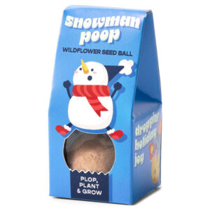 Modern Sprout Jingle Plop Seed Bomb - Snowman Poop