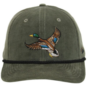 Paramount Outdoors Corduroy Mallard Drake 6-Panel Performance Cap - Green