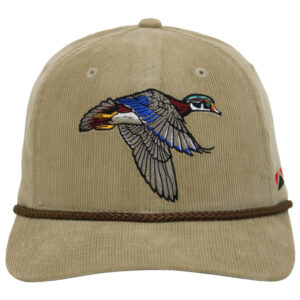 Paramount Outdoors Corduroy Wood Duck 6-Panel Performance Cap - Beige