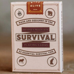 Bradley Mountain Survival Playing Cards - Cream