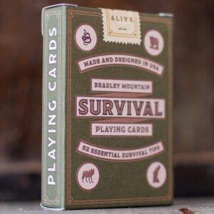 Bradley Mountain Survival Playing Cards - Green