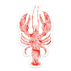 Amanda Klein Lobster/Crawfish Vinyl Sticker