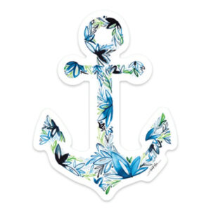 Amanda Klein Anchor Vinyl Sticker