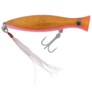 Hogy Lure Company Charter Grade Micro Chug Popper Fishing Lure - Amber