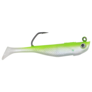 Hogy Lure Company Protail Paddle Fishing Lure, 4.25" - Chartreuse