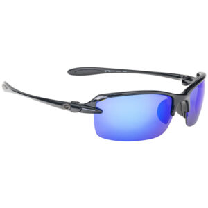 Strike King SK Plus Sabine Sunglasses - Black/Blue Mirror