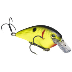 Strike King KVD Squarebill 1.5 Crankbait Fishing Lure - Chartreuse with Black Back