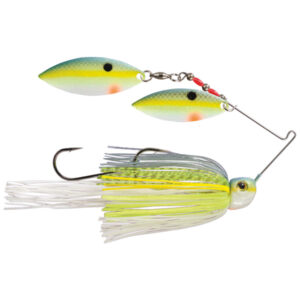 Strike King Tour Grade Spinnerbait 1st Gen Fishing Lure, 1/2oz - Chartreuse Sexy Shad